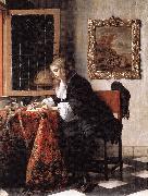METSU, Gabriel Man Writing a Letter gsg oil painting picture wholesale